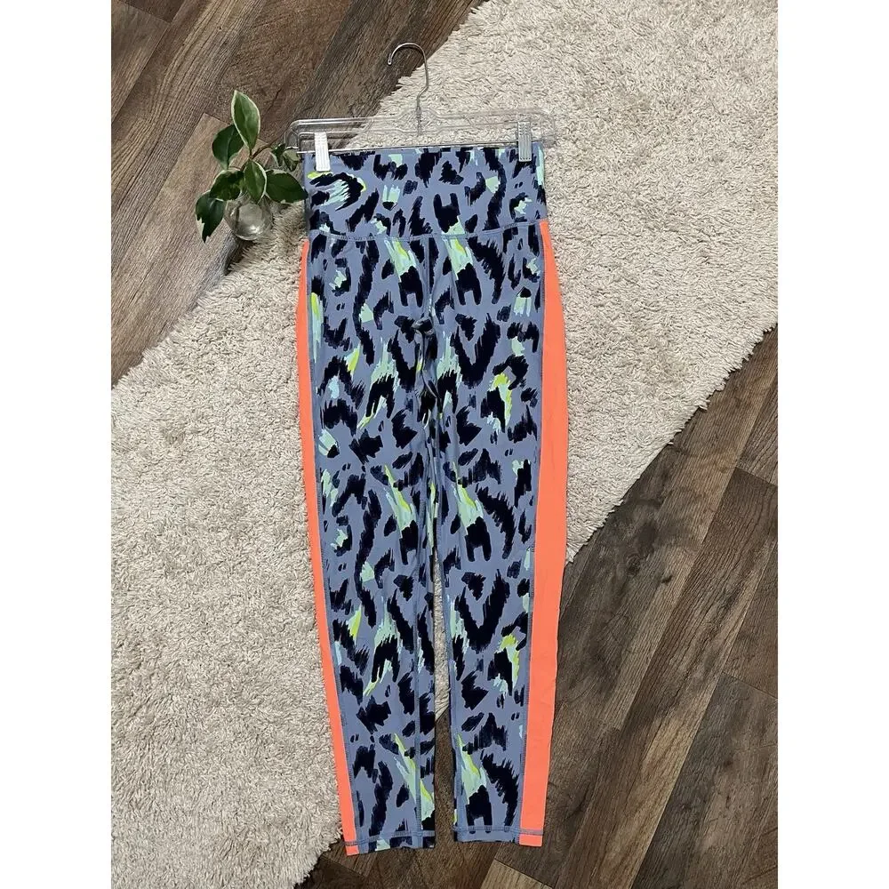 Aerie Chill. Play. Move. Medium Abstract Leopard High-Rise Athleisure Leggings - Picture 1 of 5